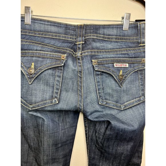 Hudson Signature Bootcut Low Rise Y2K Dark Rinse Women Jeans WP170DHA Elm 29 - Picture 6 of 16
